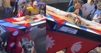  इजरायलमा  विपिन जोशीप्रति श्रद्धाञ्जली, सोमबार शव नेपाल ल्याइने 